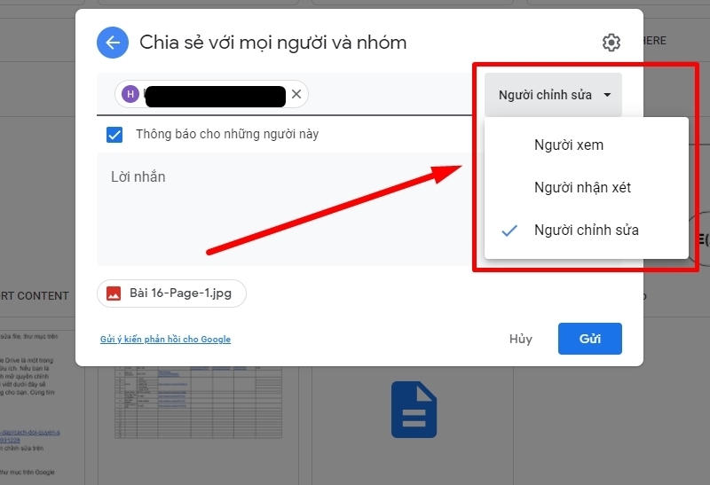 Hướng Dẫn Cách Mở Quyền Chỉnh Sửa File, Thư Mục Trên Google Drive -  Thegioididong.Com