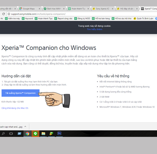Tải xuống Xperia™ Companion