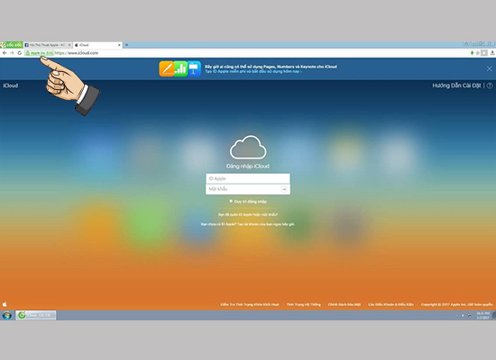 Địa chỉ web thật của Apple
