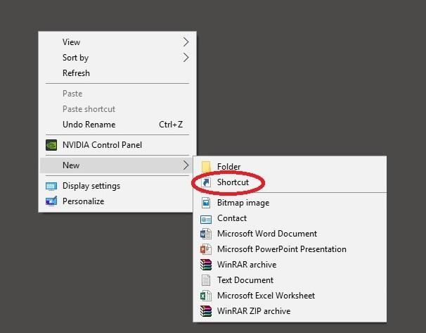 Cách tạo Slide to Shutdown trên Windows 10
