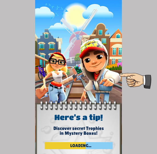 Game Subway Surfers trên Samsung Galaxy J2 Prime