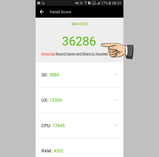 điểm Antutu Của Samsung Galaxy J2 Prime Thegioididong Com