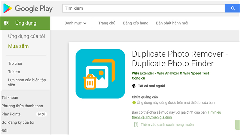 Phần mềm Duplicate Photo Remover