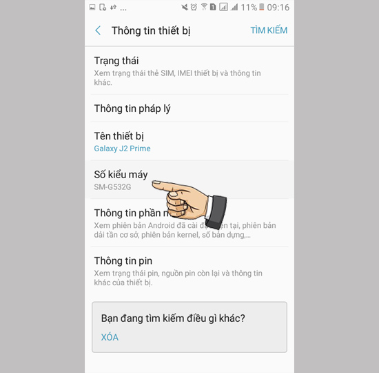 Kiểm tra kiểu m&aacute;y