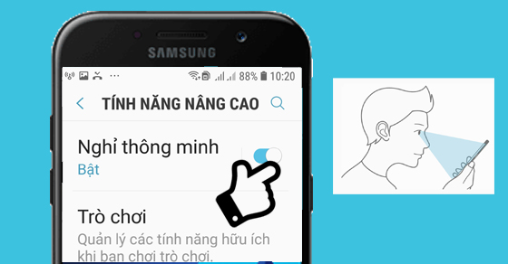 3 bước kích hoạt chế độ nghỉ thông minh trên Samsung A5 (2017)