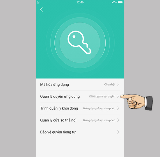 Quản lý quyền ứng dụng