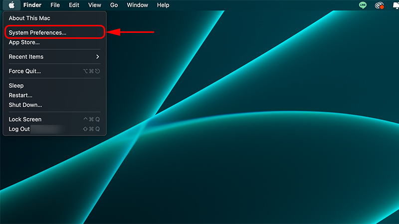 Truy cập v&agrave;o System Preferences