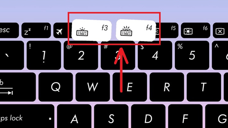 Bạn có thể dùng phím tắt để bật đèn bàn phím