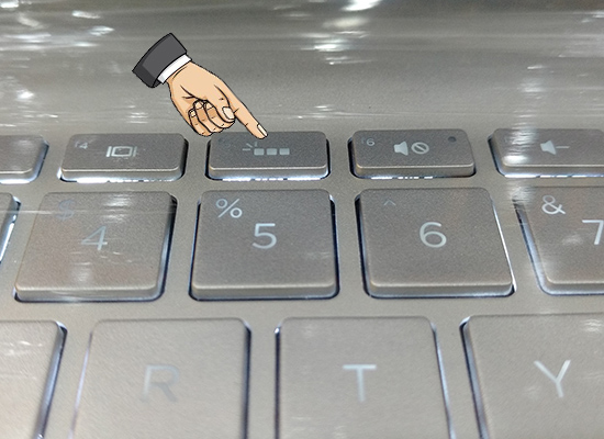 Cách bật đèn bàn phím Laptop HP