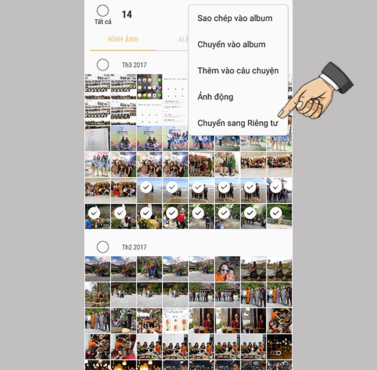 Chuyển sang riêng tư