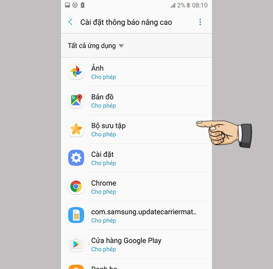 Ứng dụng bị mất th&ocirc;ng b&aacute;o