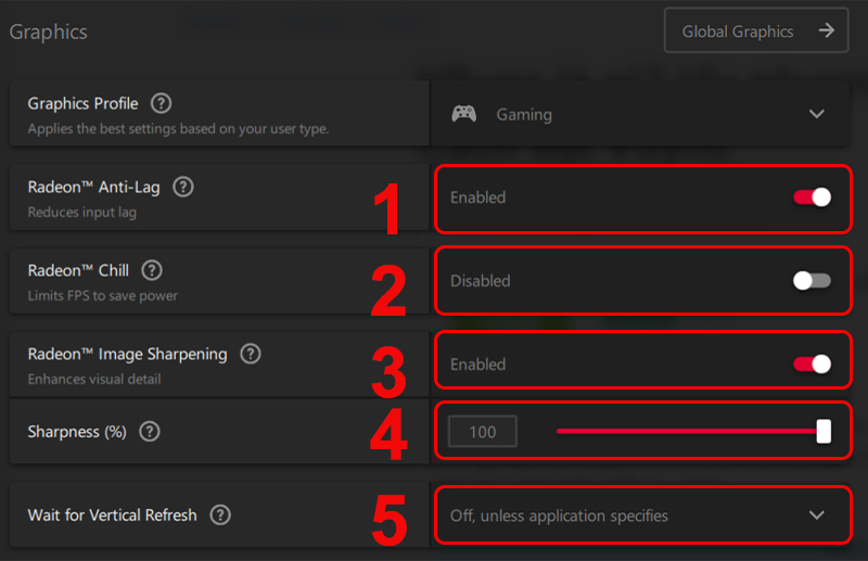 update drivers amd radeon settings