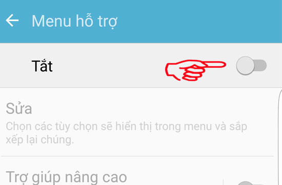 Hướng dẫn bật nút home ảo trên Samsung S7, S7 Edge