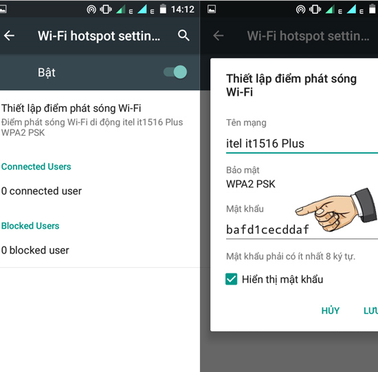 Kiểm tra hoặc thay đổi tên và mật khẩu Wifi