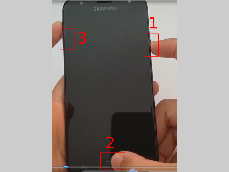 Tắt nguồn điện thoại Samsung