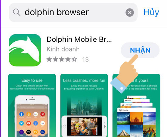 Cài đặt ứng dụng về máy