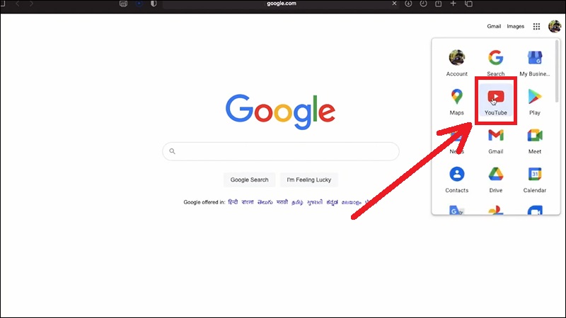 Mở Youtube tr&ecirc;n tr&igrave;nh duyệt Safari