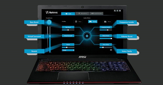 Tìm hiểu về công nghệ âm thanh Nahimic 3 trên laptop gaming MSI