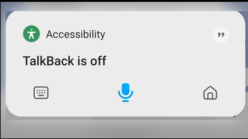 Cách tắt TalkBack bằng Bixby Voice