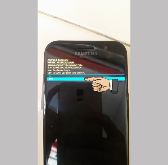 Bước 3: Chọn Yes