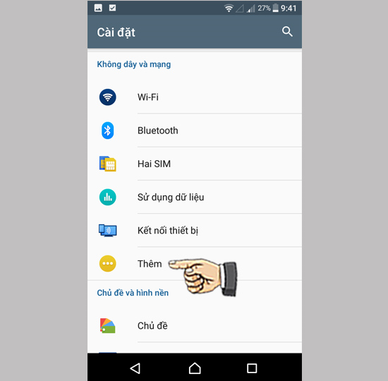 phat 3g tren sony xa1