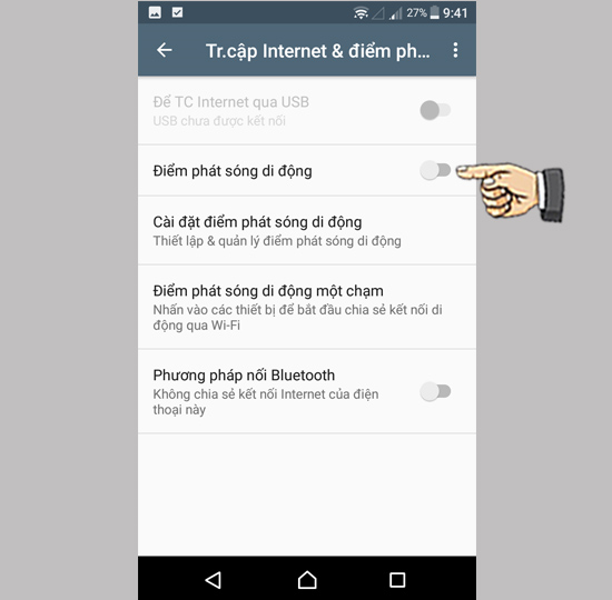 phat 3g tren sony xa1