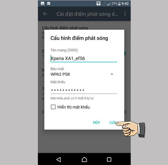 phat 3g tren sony xa1