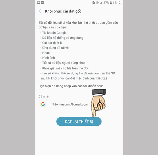 Khôi phục cài đặt gốc