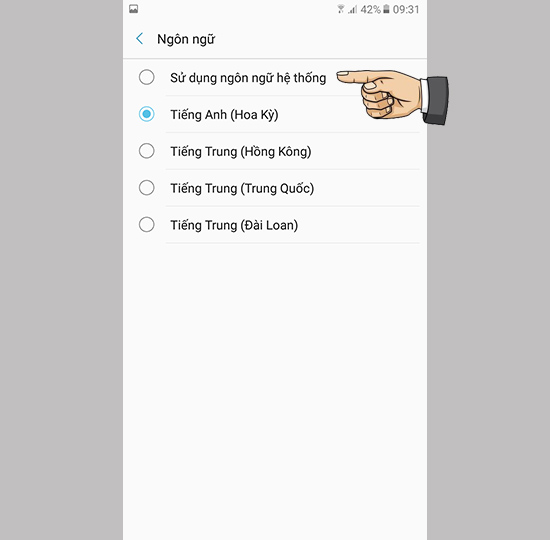 Sử dụng ngôn ngữ hệ thống