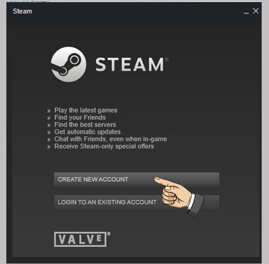​Đăng ký tài khoản Steam