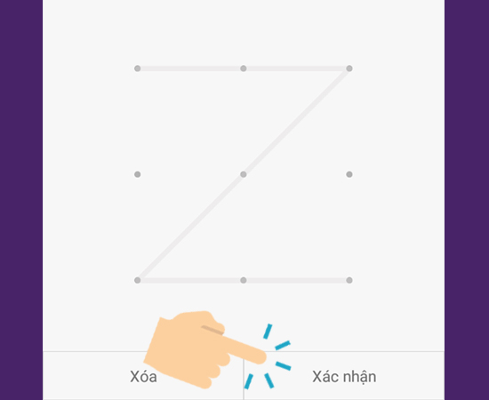 Đặt mật khẩu t&ugrave;y &yacute; của bạn v&agrave; nhấn X&aacute;c nhận để ho&agrave;n th&agrave;nh