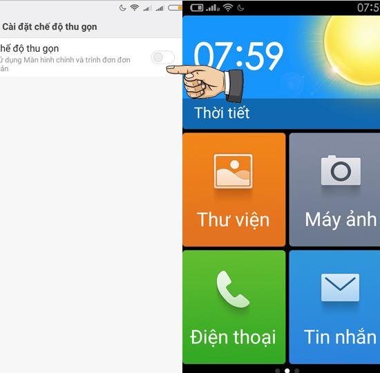 Chế độ đơn giản