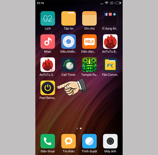 Bước 1: Tải ứng dụng Peel Smart Remote từ Ch Play.