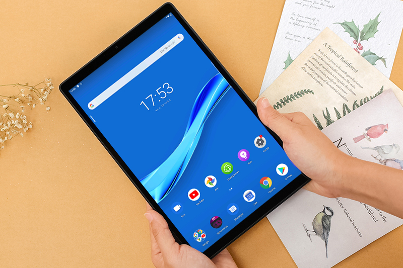Lenovo Tab M10 - FHD Plus sở hữu m&agrave;n h&igrave;nh lớn v&agrave; rực rỡ sắc m&agrave;u