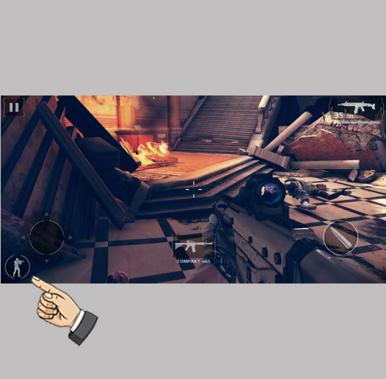 Bước 3: Giao diện trong game khi chơi.