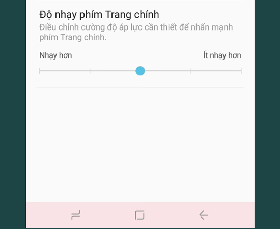 V&agrave; thanh điều hướng của điện thoại được thay đổi sang m&agrave;u sắc bạn mong muốn.