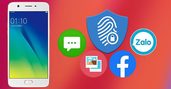 Hướng dẫn cách mã hóa ứng dụng bằng vân tay trên OPPO F3