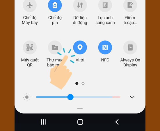 kích hoạt định vị GPS