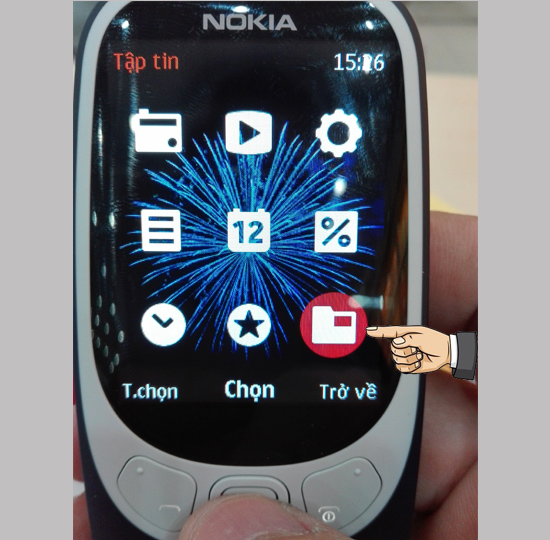 Mở ứng dụng tập tin