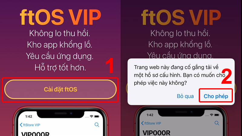 Cài đặt ftOS về máy