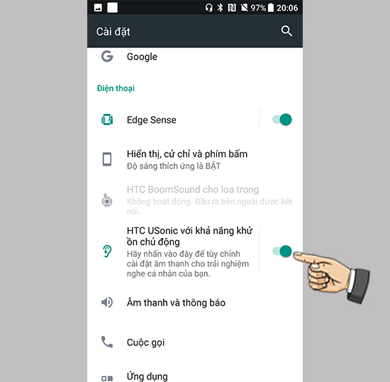 Kích hoạt tính năng
