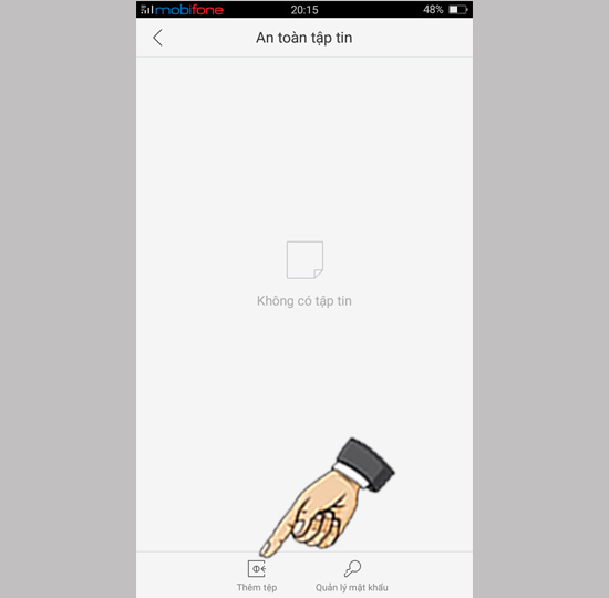 Bước 4: Chọn Thêm tệp