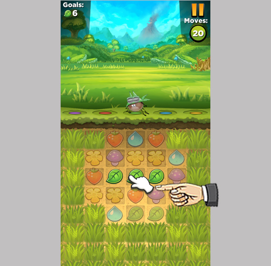 Bước 3: Giao diện trong game.