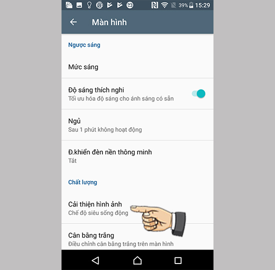 Vào cải thiện hình ảnh