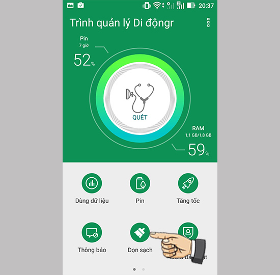 ​Dọn sạch